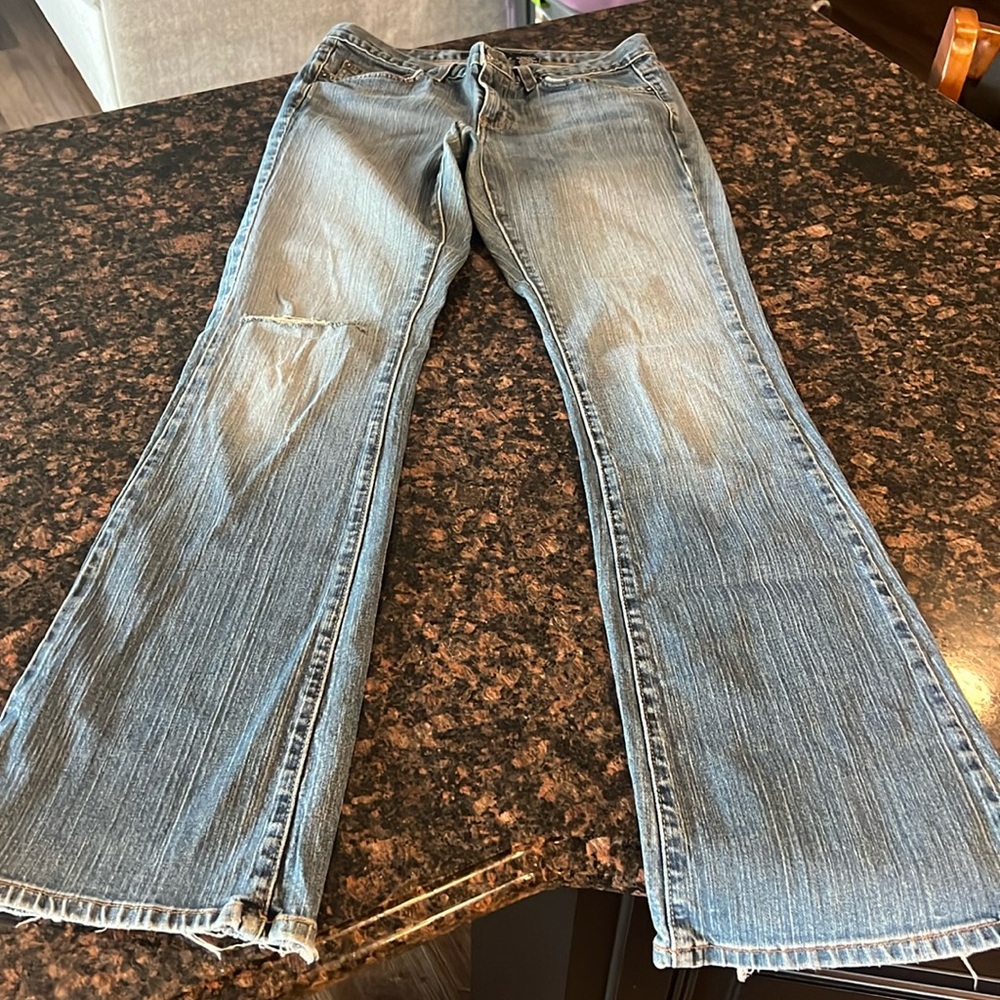 Calvin Klein Jeans Light Blue Flare & Wide Leg